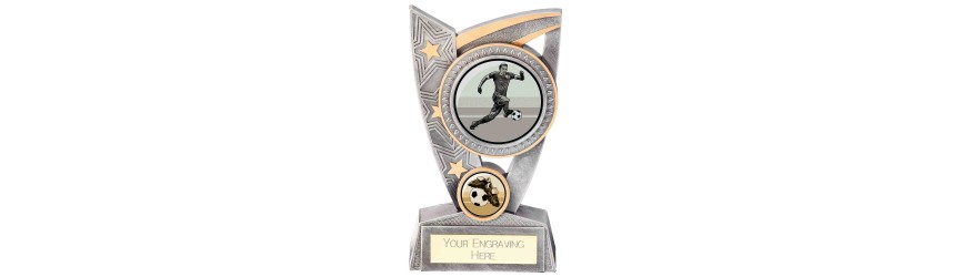 TRIUMPH FOOTBALL TROPHY - 2 SIZES - 12.5CM TO 15CM TRIUMPH FOOTBALL TROPHY - 2 SIZES - 12.5CM TO 15CM